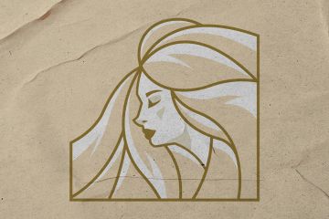  Логотип девушки