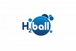 конкурсная работа логотип "H2 BALL"