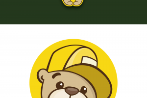 конкурсная работа логотип "МЕДВЕД ЛАБ"