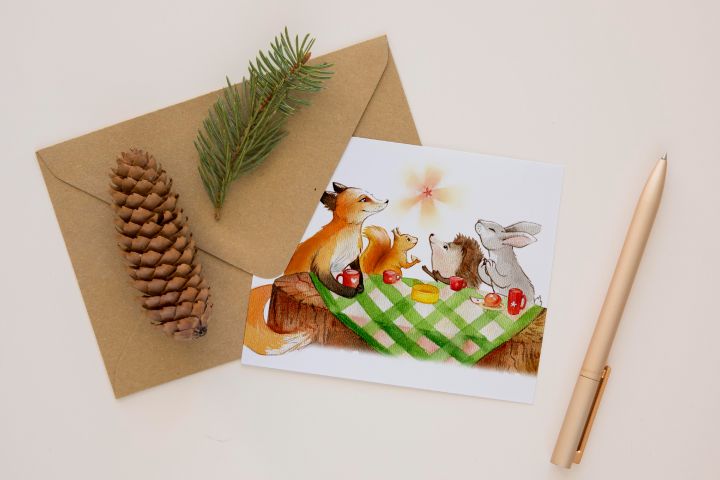 Иллюстрация для открыток, пригласительных - 5573603