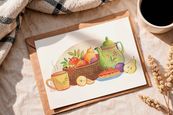 Иллюстрация для открыток, пригласительных - 5573605