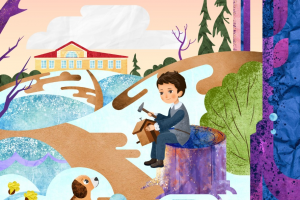 Иллюстрации для детской книжки про Чайковского