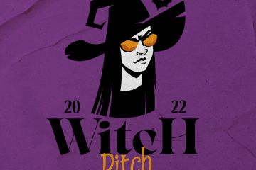 Хэллоуин логотип Witch Bitch
