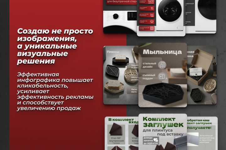 Дизайн инфографики для маркетплейсов - 5574752