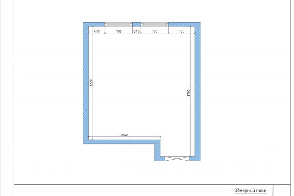 План мебели детской комнаты,с имеющейся кроватью