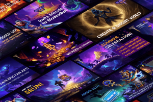 Рекламные креативы для геймдев-проекта