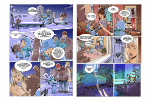 Комикс " Дед Мороз. Ледяное сердце". стр.17-18.