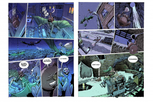 Комикс "Дед Мороз. Ледяное сердце". стр 21-22.