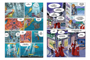 Комикс "Дед Мороз. Ледяное сердце. стр. 92 - 93.