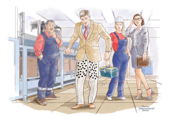 Иллюстрация. "Случай с чёрными точками".