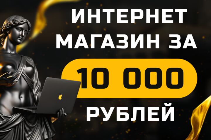 Дизайн интернет -магазина за 10 000