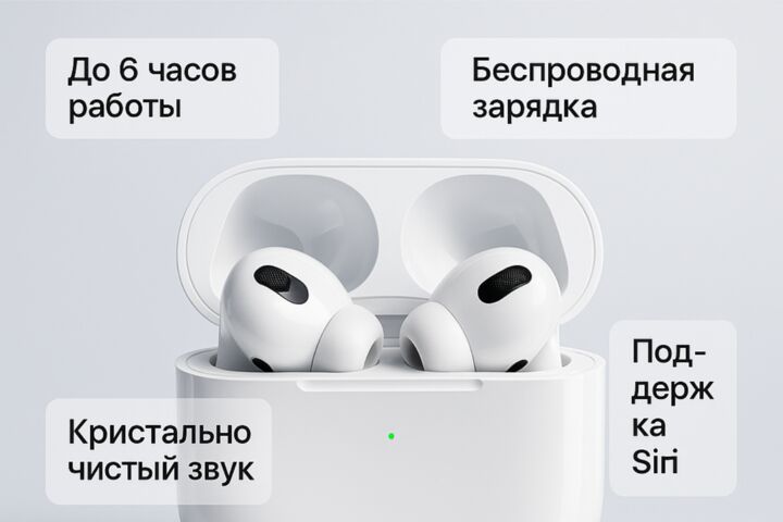 Инфографика карточек товаров для маркетплейсов.