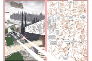 Раскадровка для комикса "Киборги не плачут".