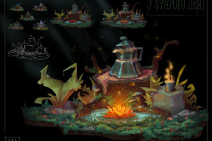 У старого пня