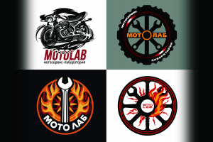 Серия логотипов мотолаб
