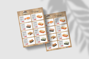 Листовка А4 суши