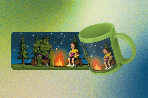 Иллюстрация для подарочной кружки