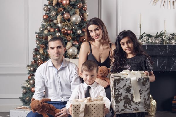 Новогодняя семейная фотосессия