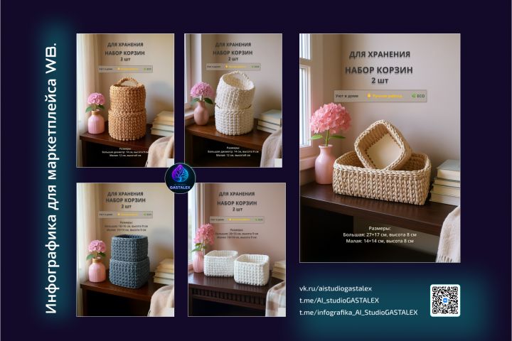 Профессиональная инфографика для маркетплейсов - 5579179