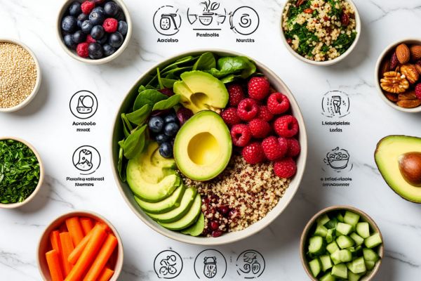 Генерация картинок к постам о здоровом питании.