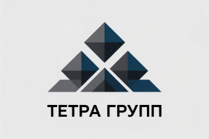 Создание логотипа для строительной компании "Тетра групп"