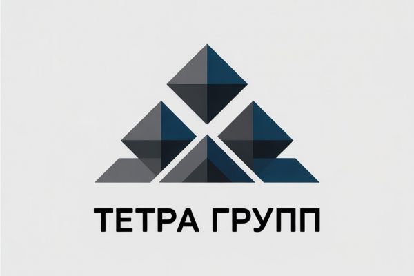 Создание логотипа для строительной компании "Тетра групп"