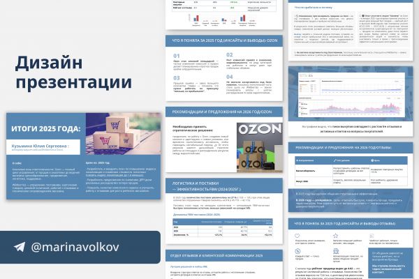 Дизайн презентации Отчёт