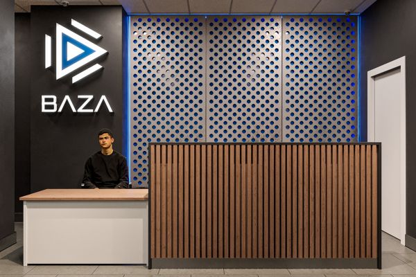 3d визуализация магазина компьютерной техники.