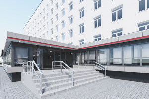 3d визуализация входных групп "РЖД Медицина".