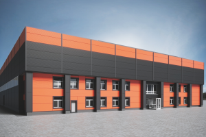 Эскизный дизайн-проект отделки склада сэндвич-панелями.