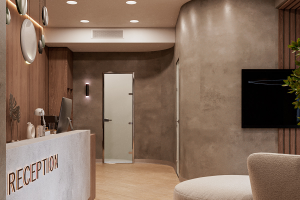 3d визуализация клиники "AMI CLINIC" (Входная группа).