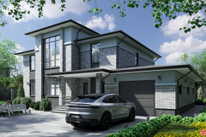 3D-визуализация частного жилого дома