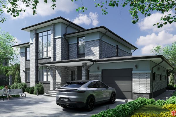 3D-визуализация частного жилого дома