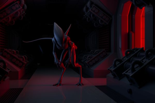 Чужой анимация