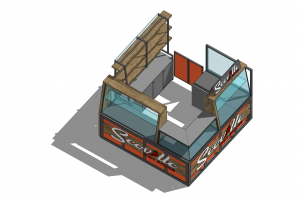 Технический проект острова "Scoville" в тц Авиапарк.