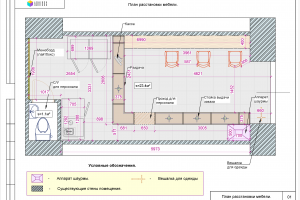 План расстановки мебели других объектов.