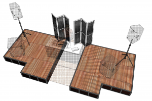 Скетчи элементов интерьера и декор.