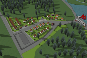 Дизайн генерального плана поселка (Часть I).