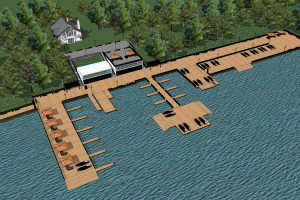 Дизайн причала и генерального плана поселка (Часть II).