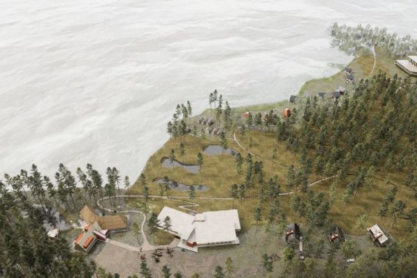 Концепция туристической базы на Правдинском озере, ЛО