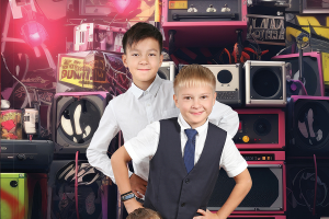 Новый фон для школьной фотосессии