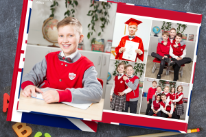 Выпускной альбом для британской школы