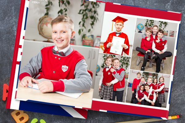 Выпускной альбом для британской школы