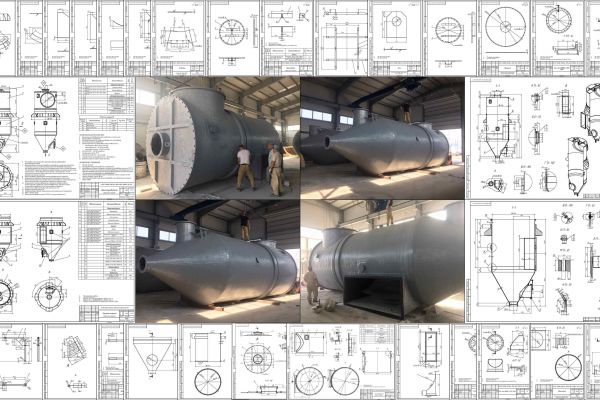 Брызгоуловитель установки получения гранулированных минеральных удобрений