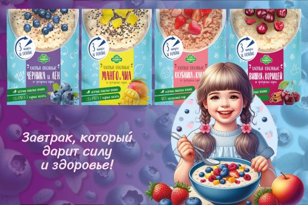 Разработка рекламной кампании для каш быстрого приготовления «Лидкон» (учебный проект)