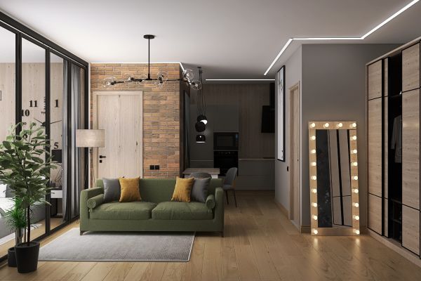 "43 КВ.М ЛОФТА"