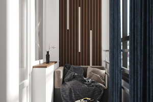 Визуализация светового решения балкона