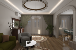 Квартира 100 кв.м для взрослой пары с индивидуальным проектом