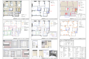 Фрагменты рабочего проекта интерьера кватиры