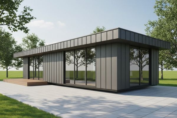 3D визуализации модульных домов и зданий